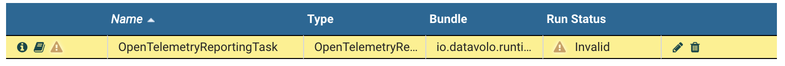 Configure the reporting task